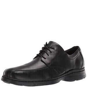 DUNHAM MEN'S BRYCE OXFORD,BLACK SMOOTH,12 D US